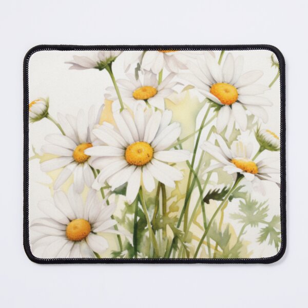 Item preview,  beautiful white Daisy water colour designed and sold by Superann8.