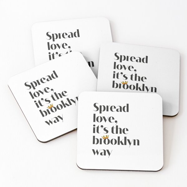 Item preview, Spread love. It's the Brooklyn Way NYC Brooklyn Lovers Fun designed and sold by smartrocket.