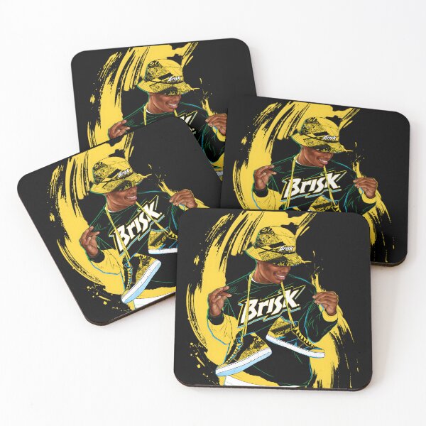 Item preview,  Brisk   black and yellow man rapper    Street Art. graffiti  rapper designed and sold by 4xF.
