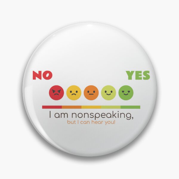 Item preview, Non-speaking Tool: Yes/No, Emotion Scale, "I can hear you" designed and sold by CarDashCrochet.