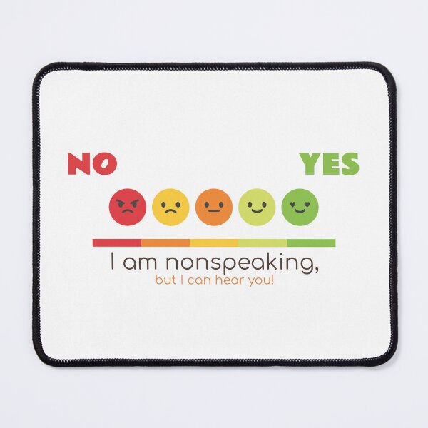 Item preview, Non-speaking Tool: Yes/No, Emotion Scale, "I can hear you" designed and sold by CarDashCrochet.