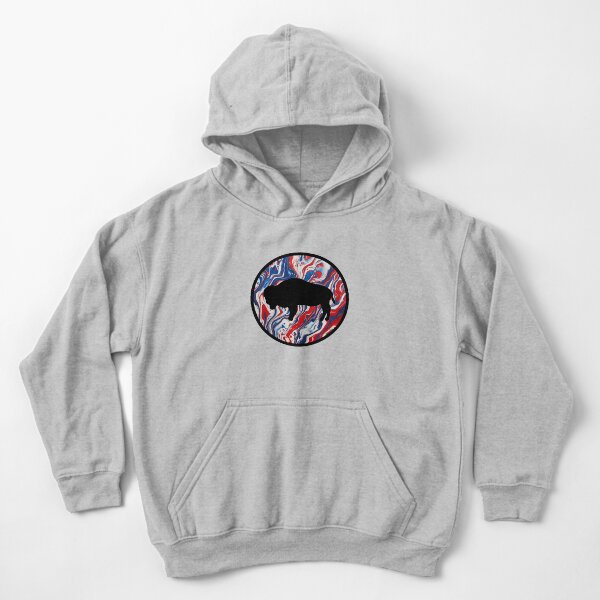 Zubaz Buffalo Bills Heather Gray Hoodie