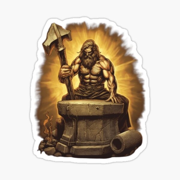 Hephaestus God of fire, metalworking, stone masonry, forges, the