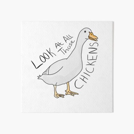 CHICKENS Art Board Print