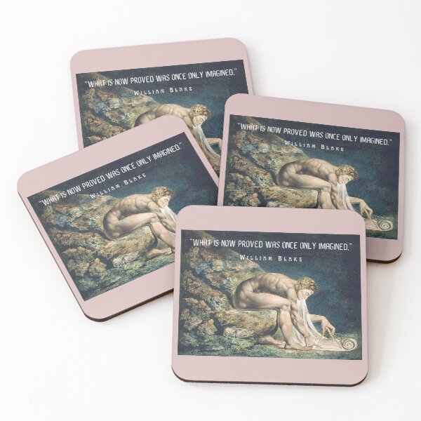 Item preview,  William Blake quote: “What is now proved was once only imagined.”  designed and sold by artbleed.