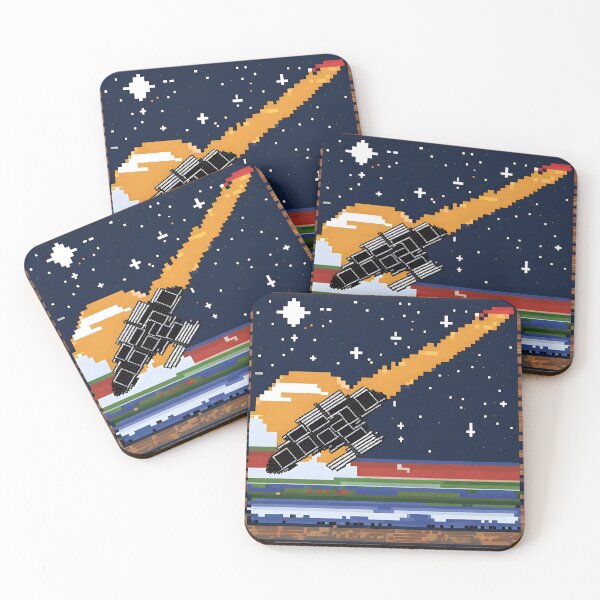 Item preview, Spaceship Pixel Art designed and sold by CM7Designs.