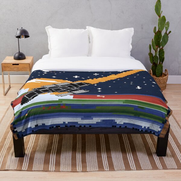 Item preview, arte de píxeles de nave espacial designed and sold by CM7Designs.