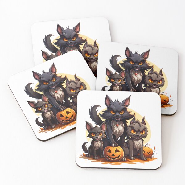 Item preview, pooky Critter Companions: Halloween-Themed Animal Cartoons with Pumpkin Fun designed and sold by Studio-Mind.