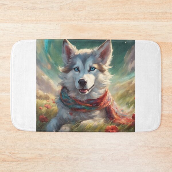 Item preview, Blue-eyed dog husky watercolor Art designed and sold by Sunshine2504.