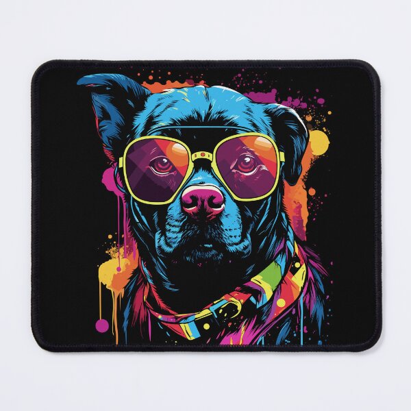 Item preview, Colorful Cool Dog (3) designed and sold by atzek.