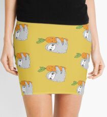 Carrot Sloth Mini Skirt