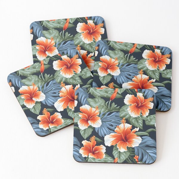 Item preview, Hibiscus Flowers Pattern 7 designed and sold by DigitalPatternx.