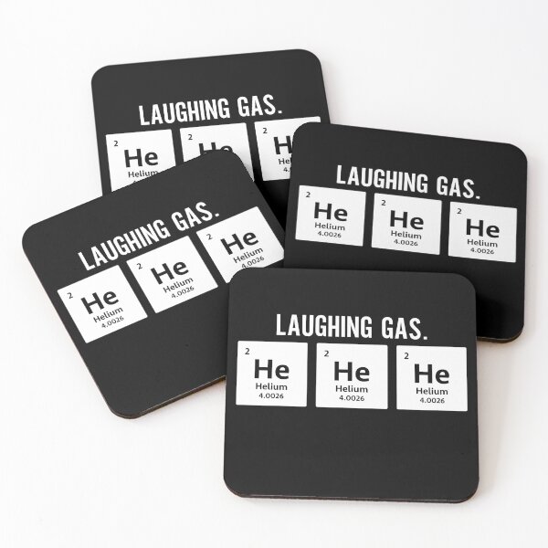 Item preview, Helium Laughing Gas STEM Puns hehehe designed and sold by LostProducts.