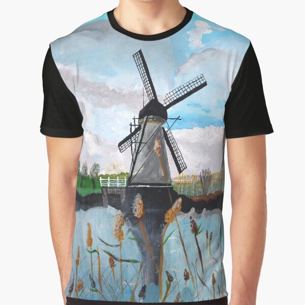 Item preview, Windmill - Original artwork by Dody Denman designed and sold by MoxyMermaid.