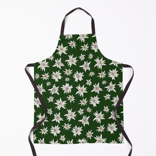 Item preview, EDELWEISS PATTERN-dark green designed and sold by BEATRIZ ABAITUA.