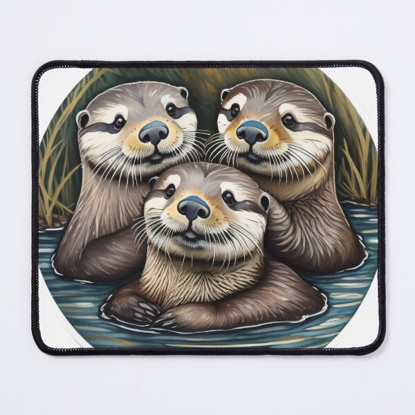 Item preview, Otter family designed and sold by Eloise Deschenes.