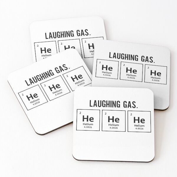 Item preview, Helium Laughing Gas STEM Puns hehehe designed and sold by LostProducts.