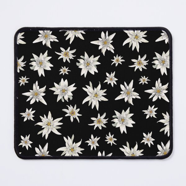 Item preview, EDELWEISS PATTERN-black designed and sold by BEATRIZ ABAITUA.