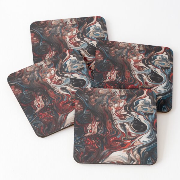 Item preview, "Psychedelic Portraits: Swirly Background with Distorted Portraiture" designed and sold by WhiteWolfe0127.