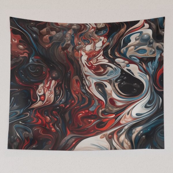 Item preview, "Psychedelic Portraits: Swirly Background with Distorted Portraiture" designed and sold by WhiteWolfe0127.