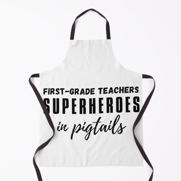 Item preview, First grade teachers, superheroes in pigtails designed and sold by GediaPrints.