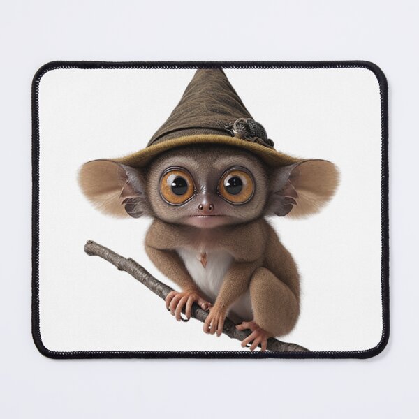 Item preview, Cute Little Tarsier Witch designed and sold by likbatonboot.