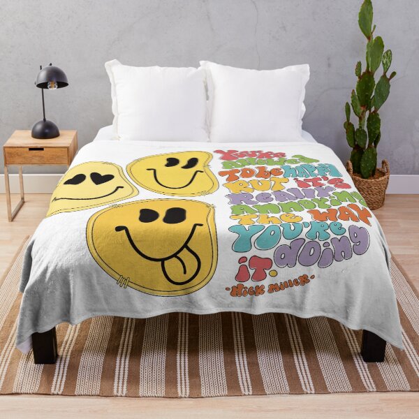 Item preview, Nick miller smile quote outlined designed and sold by KingsQueen33.