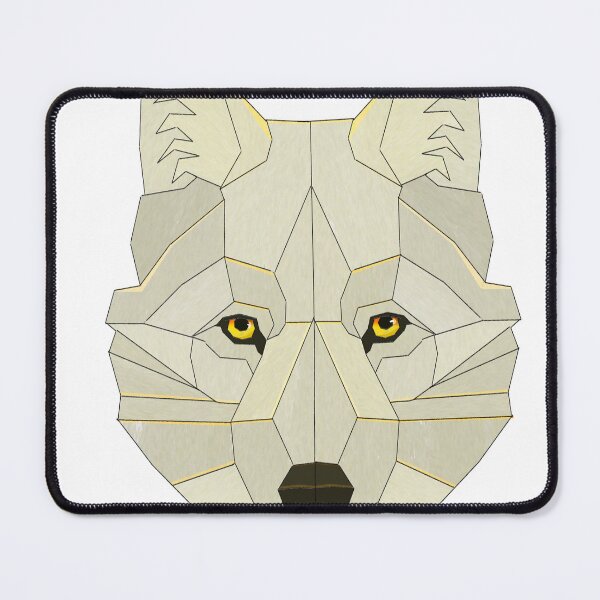 Item preview, White Wolf Geometric designed and sold by songbird-art.