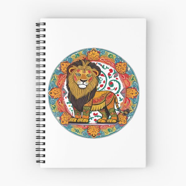 Item preview, Cute Lion in Alebrijes Frame designed and sold by reggaeartgifts.