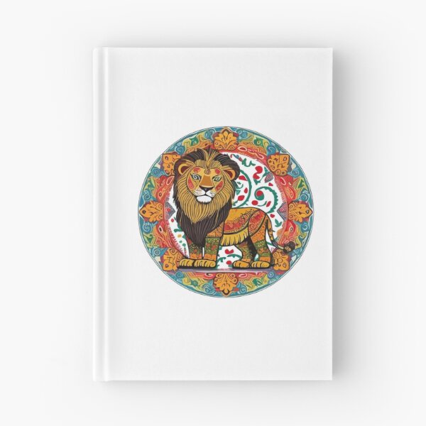 Item preview, Cute Lion in Alebrijes Frame designed and sold by reggaeartgifts.