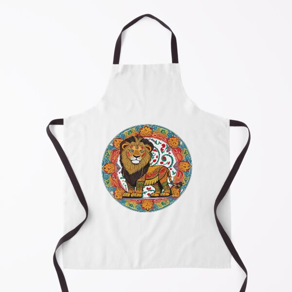 Item preview, Cute Lion in Alebrijes Frame designed and sold by reggaeartgifts.