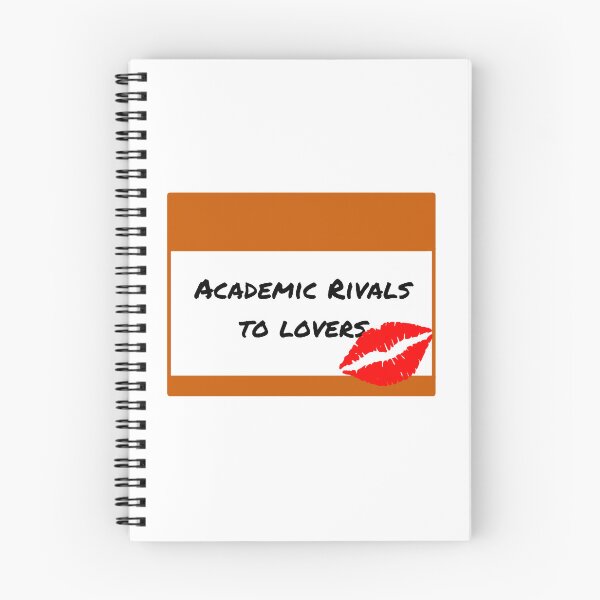 Item preview, Academic Rivals to Lovers Book Trope Tag designed and sold by Cheesebread-cat.