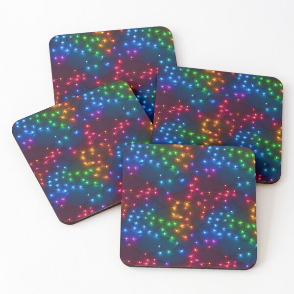 Item preview, Intricate Multi Coloured Lights Pattern designed and sold by Theo-B.