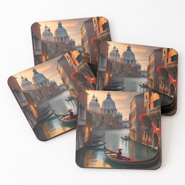 Item preview, Woman in a gondola in Venice designed and sold by AICreatorin.
