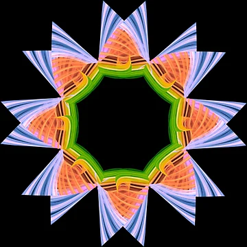 Artwork thumbnail, colored mandala by Meo Design