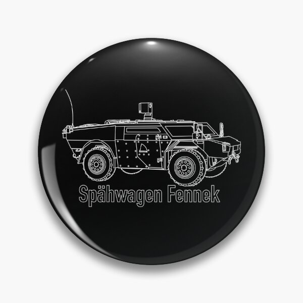 Artikelvorschau, Diagramm des deutschen gepanzerten Aufklärungsfahrzeugs Fennek entworfen und verkauft von MilitaryMart.