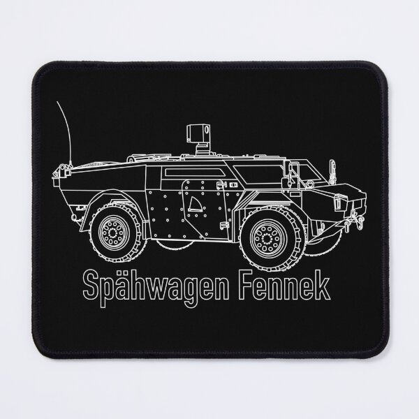 Item preview, Fennek German Armoured Reconnaissance Vehicle Diagram designed and sold by MilitaryMart.
