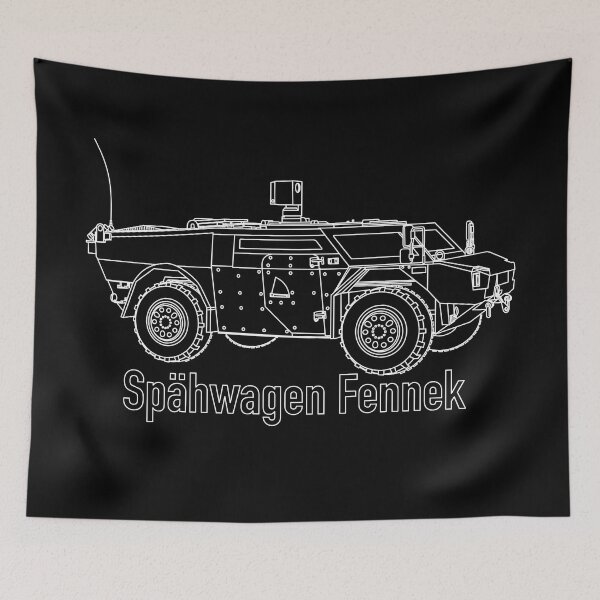 Item preview, Fennek German Armoured Reconnaissance Vehicle Diagram designed and sold by MilitaryMart.