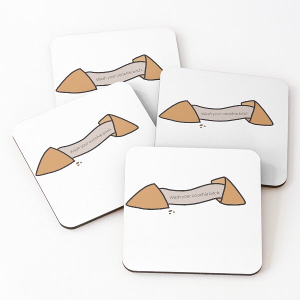 Item preview, Wash your coochie, bitch - fortune cookie designed and sold by Warpaintmoments.