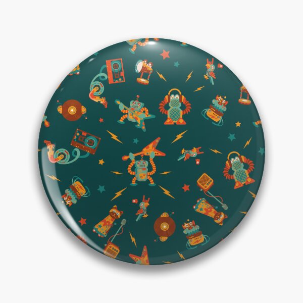 Item preview, Rock and roll robots designed and sold by Melissa Plugge-Dekker.