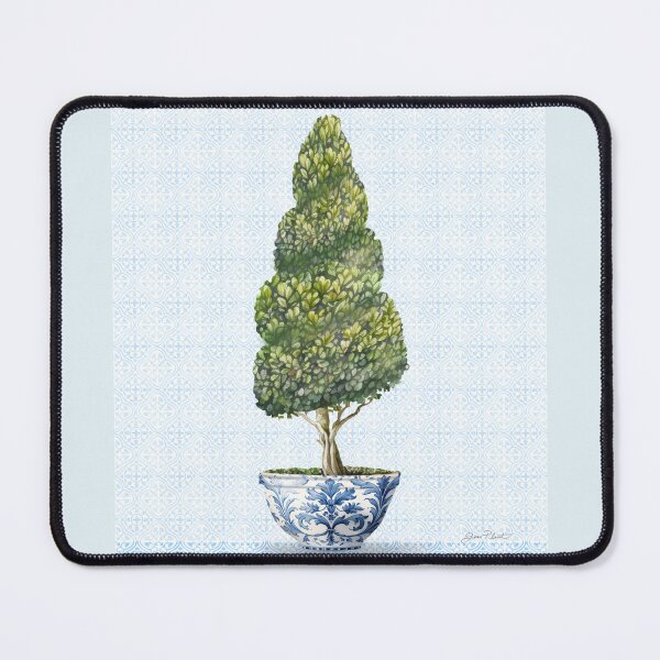 Item preview, Topiary Tree And Chinoiserie B designed and sold by Jean Plout.