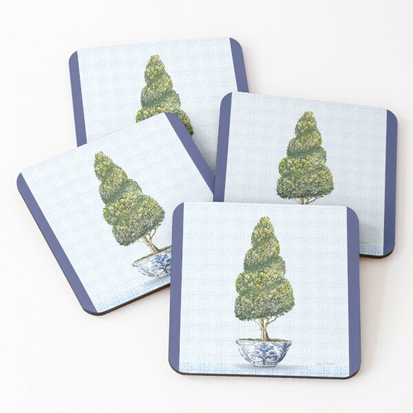 Item preview, Topiary Tree And Chinoiserie B designed and sold by Jean Plout.