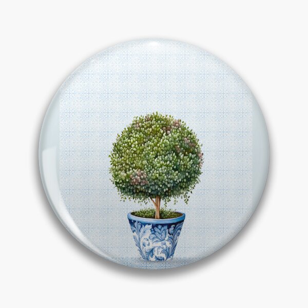 Item preview, Topiary Tree And Chinoiserie C designed and sold by Jean Plout.