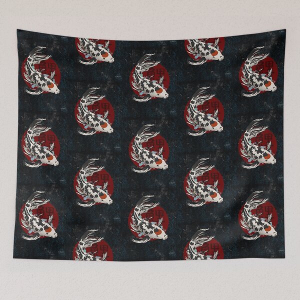 Item preview, Japanese Koi (Black) designed and sold by DreamJunkArt.