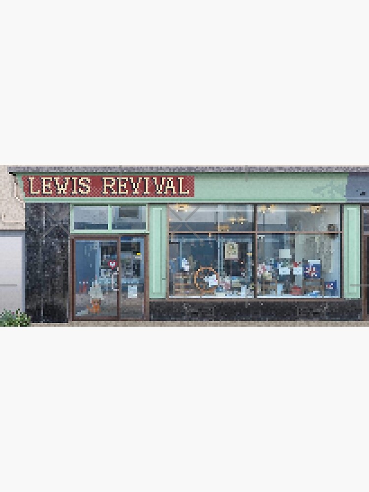 Thumbnail 3 of 3, Canvas Print, Lewis Revival pixel art, Stornoway designed and sold by TheRandomFactor.