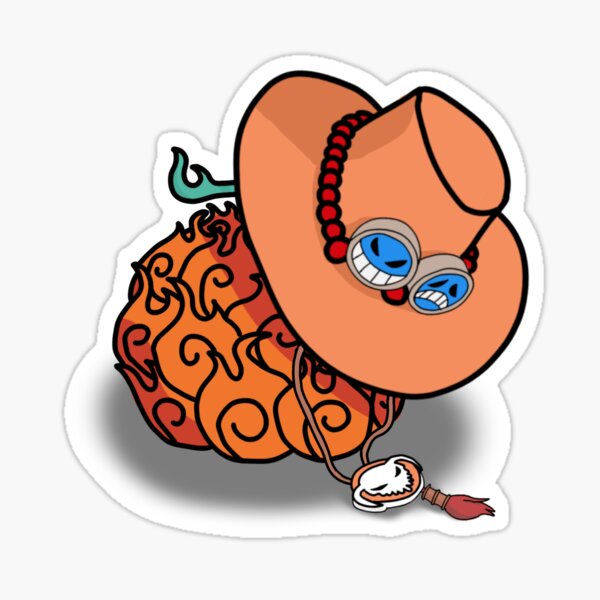 Flame Flame Fruit - Mera Mera No Mi - Sticker