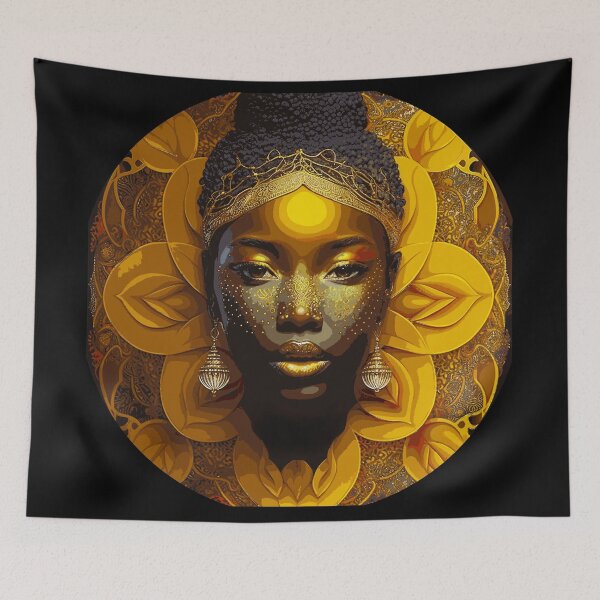 Item preview, Oshun of the Sunflowers designed and sold by WennsdaysChild.