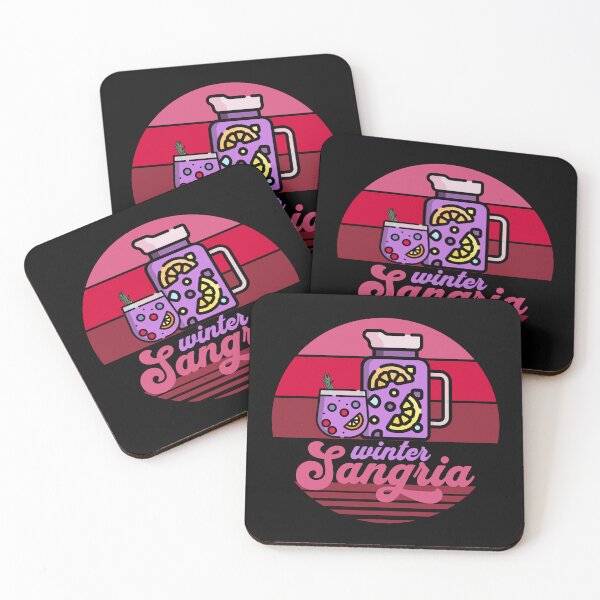 Item preview, Retro Sunset Winter Sangria designed and sold by HolidayBug.