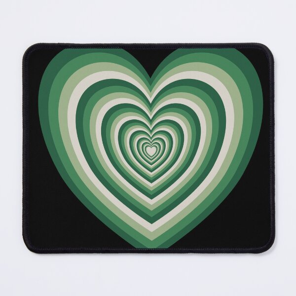 Item preview, aesthetic green retro-style heart designed and sold by RetroNibylander.