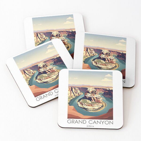 Item preview, A Vintage Travel Illustration of the Grand Canyon - Arizona designed and sold by GoodOldVintage.